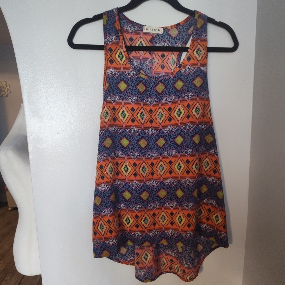Ginger G Tank Top Size S #173